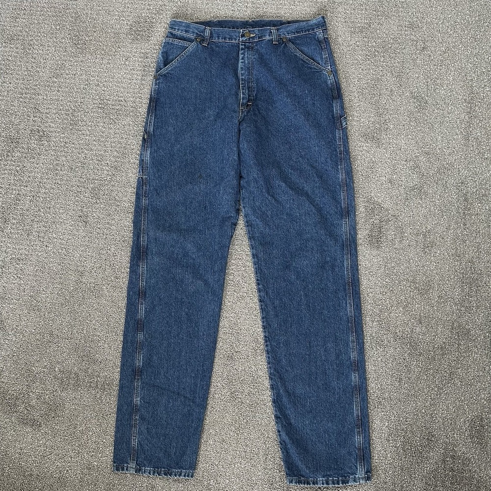 Old Mill Carpenter Jeans ~ Men's 36x36 ~ Dark Wash Workwear Relaxed Fit MINT!!